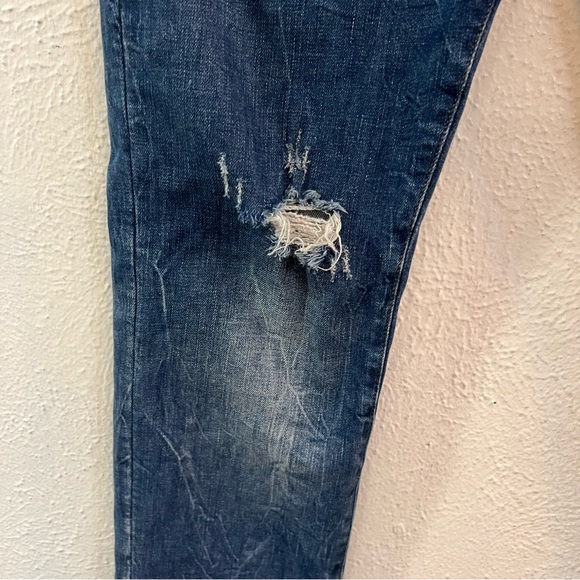 Philipp Plein super straight cut distressed jeans - Picture 9 of 12